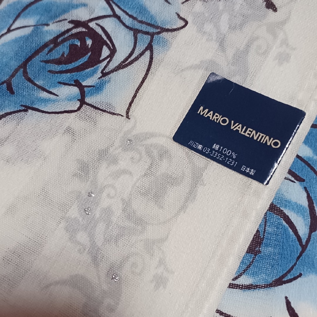 LANVIN en Bleu(ランバンオンブルー)の値下げ📌ランバンen Bleu&マリオヴァレンチノ☆大判ハンカチ２枚セット🎀 レディースのファッション小物(ハンカチ)の商品写真