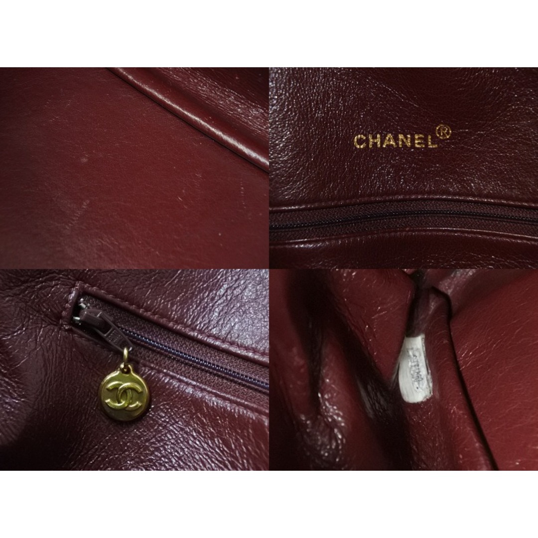 CHANEL(シャネル)のCHANEL シャネル マトラッセ エナメル チェーン ボストンバッグ 2番台 ブラック 黒 ゴールド金具 ココマーク 中古 51143 レディースのバッグ(ボストンバッグ)の商品写真