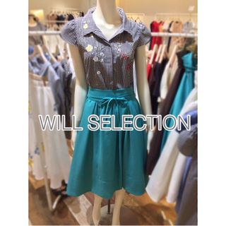 ウィルセレクション(WILLSELECTION)のWILLSELECTION ウィルセレクション 刺繍 ブラウス ギンガムチェック(シャツ/ブラウス(半袖/袖なし))