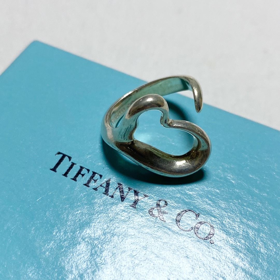 Tiffany vintage silver925 オープンハートリング