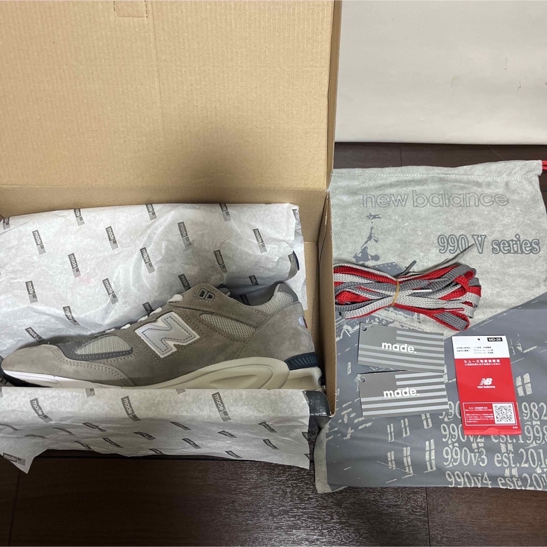 New Balance(ニューバランス)の【極美品】ニューバランス M990vs2 27.0cm New Balance メンズの靴/シューズ(スニーカー)の商品写真