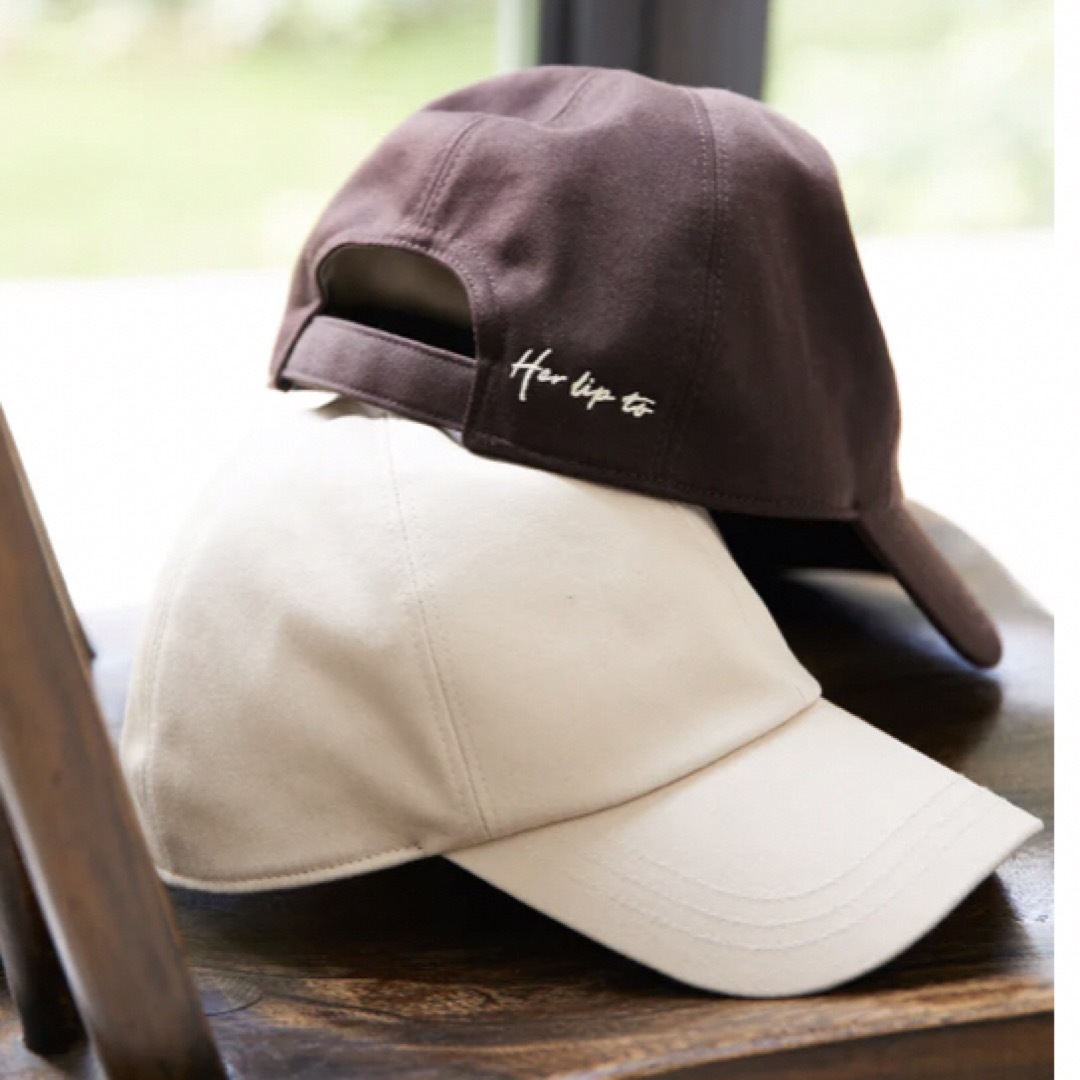 Her lip to(ハーリップトゥ)の新品　herlipto Basic Cotton Satin Cap レディースの帽子(キャップ)の商品写真