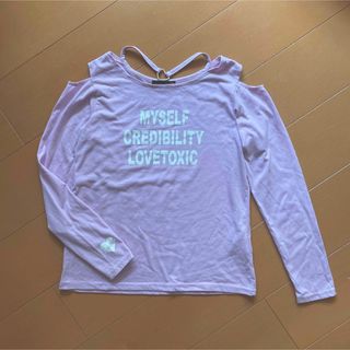 ラブトキシック(lovetoxic)のLOVETOXIC チョーカー付き可愛いロンT(Tシャツ/カットソー)