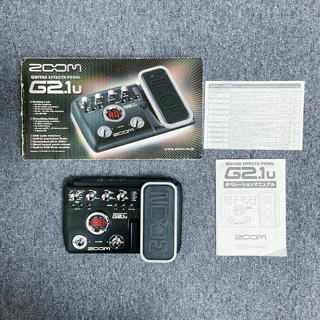 Zoom(ズーム)のZOOM G2.1u フットスイッチマルチエフェクター 楽器のギター(エフェクター)の商品写真