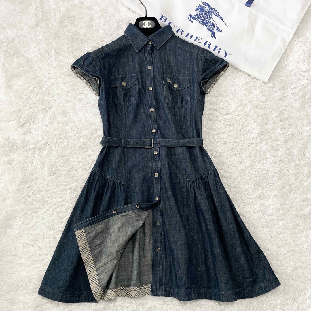 BURBERRY BLUE LABEL - バーバリーブルーレーベル ワンピース デニム