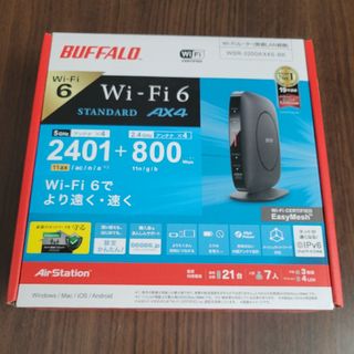 バッファロー(Buffalo)の【BUFFALO】WSR-3200AX4S-BK Wi-Fiルーター(その他)