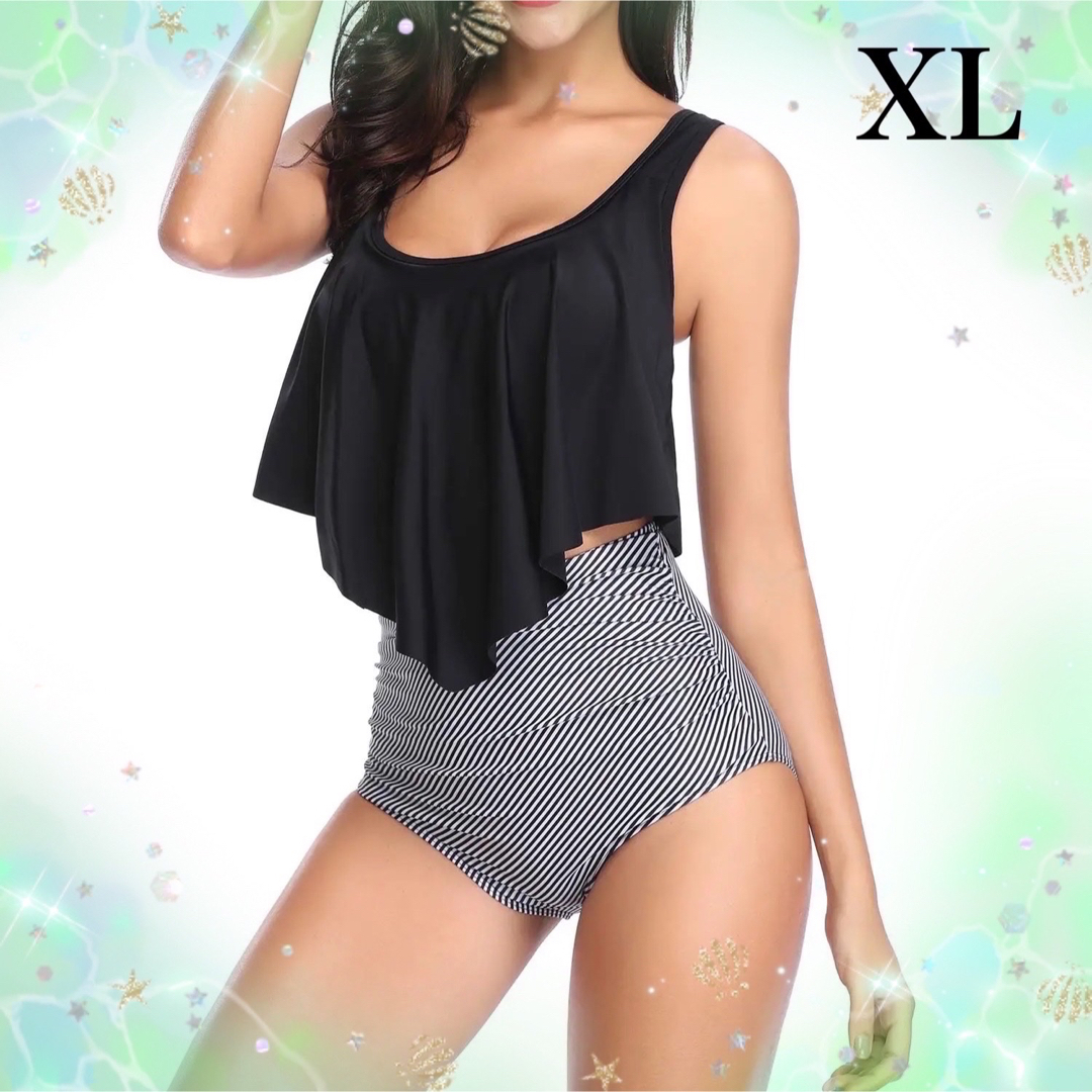 ♡レディース水着 ♡セクシー ♡ハイウエストビキニ ♡体型カバー ♡XLサイズの通販 by Lea☆ ♡レディース水着 ♡セクシー ♡ハイウエストビキニ ♡体型カバー ♡XLサイズ1