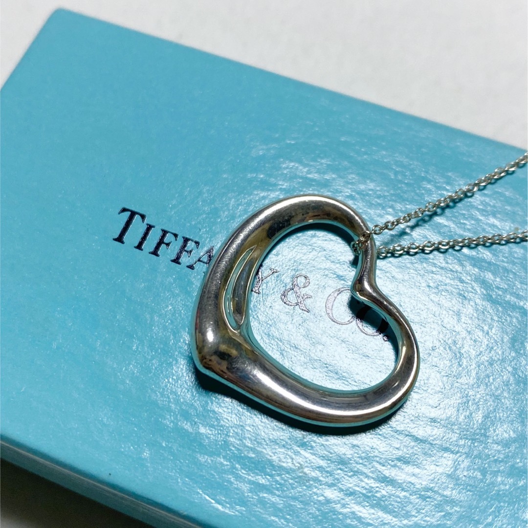 特価品 Tiffany vintage silver925 オープンハートネックレス