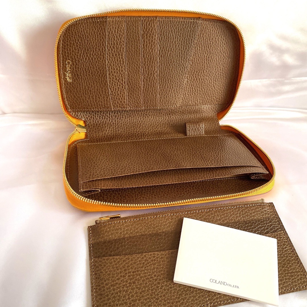 美品】CIMABUE チマブエ 長財布 オーガナイザー ブッテーロ イエロー