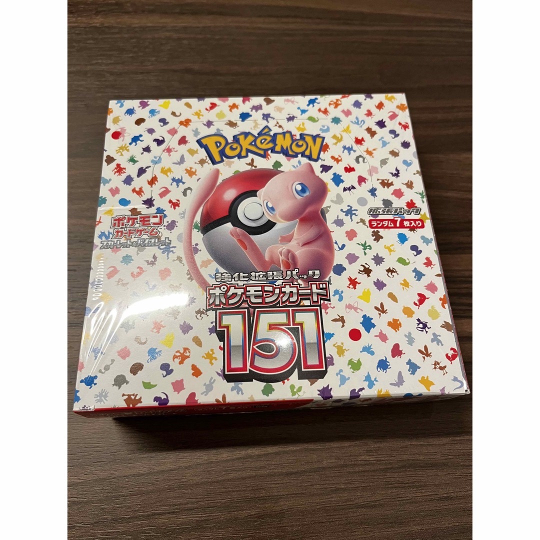 シュリンク付き ポケモンカード151BOX