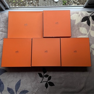 エルメス(Hermes)のHERMESエルメス 空箱 オレンジBOX 5個売り34＊34＊14×4個　他1(ショップ袋)