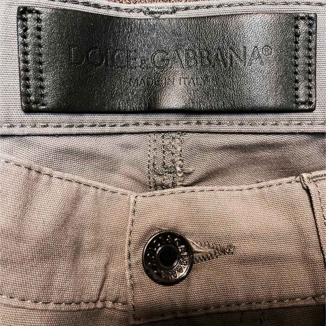 DOLCE&GABBANA(ドルチェアンドガッバーナ)の美品ドルチェ＆ガッバーナD&G14ストレッチ46デニムSSグレー近年モデル薄手 メンズのパンツ(デニム/ジーンズ)の商品写真