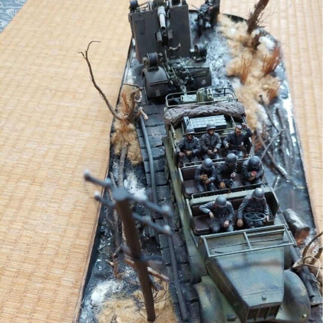 WW2ドイツ軍ジオラマコンバットサンダースの通販 by ビリー WW2ドイツ軍ジオラマコンバットサンダースの通販 by ビリー