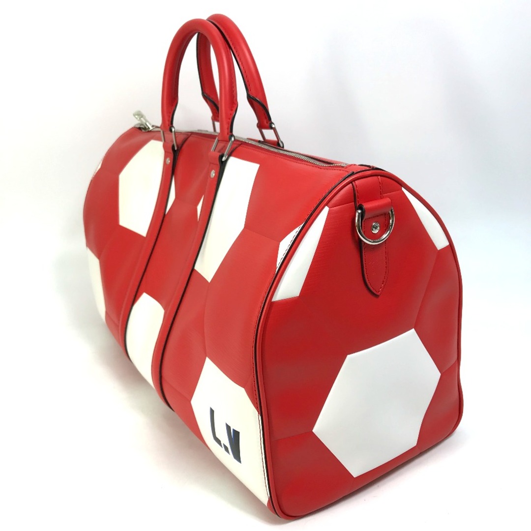 LOUIS VUITTON(ルイヴィトン)のルイヴィトン LOUIS VUITTON キーポルバンドリエール50 M52121 エピ 2018FIFAワールドカップ サッカーボール 2WAYバッグ ボストンバッグ エピレザー レッド 未使用 メンズのバッグ(ボストンバッグ)の商品写真