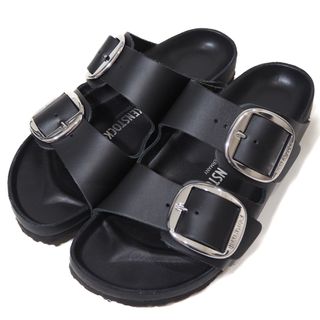 ビルケンシュトック(BIRKENSTOCK)の美品 アローズ別注 ビルケンシュトック アリゾナ ビッグバックル オールブラック(サンダル)