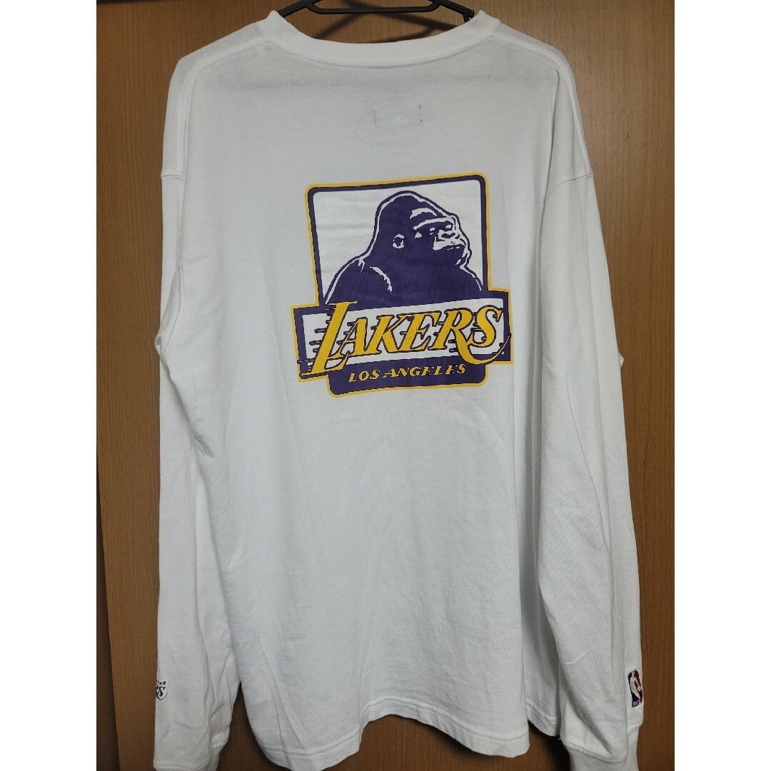 XLARGE(エクストララージ)のXLARGE x New Era x NBA LAKERS メンズのトップス(Tシャツ/カットソー(七分/長袖))の商品写真