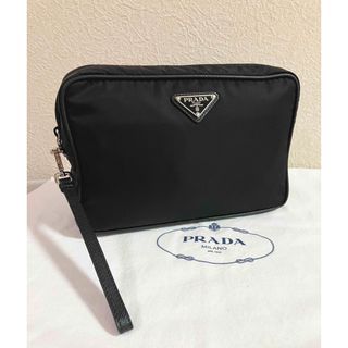 PRADA   PRADA プラダ 三角プレートナイロンクラッチバック、ポーチ