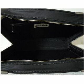 美品　ジャンポール・ゴルチエ　PVC　レザー　グレー系　ブラック　セカンドバッグ