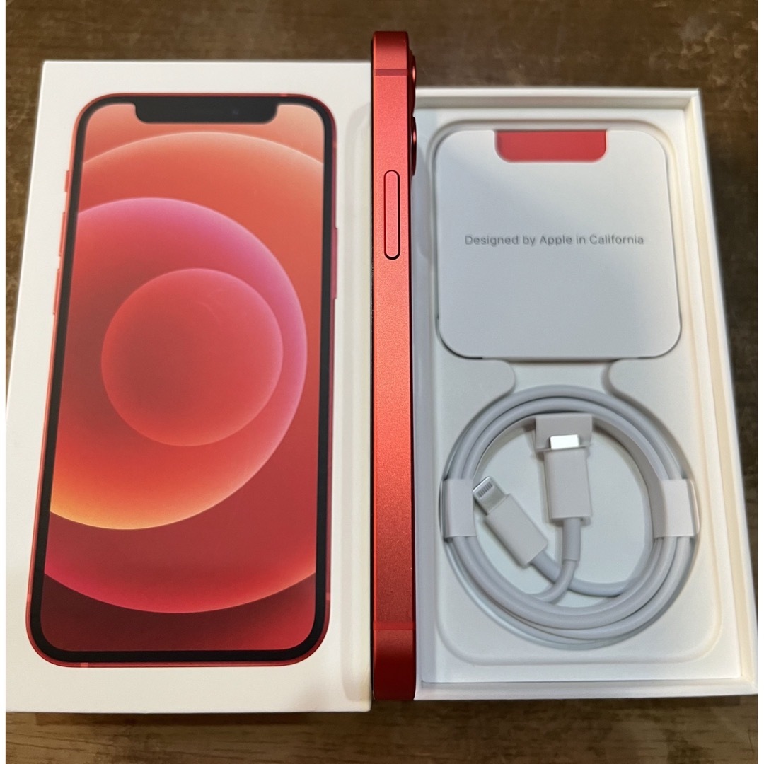 値下げしました】iPhone 12 mini レッド 256 GB au 値下げしました】iPhone 12 mini レッド 256 GB au