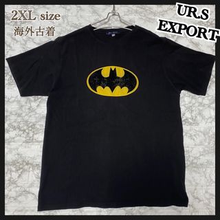 30. XL ブラック 黒 古着 Tシャツ 半袖 バッドマン ダークナイト(Tシャツ/カットソー(半袖/袖なし))