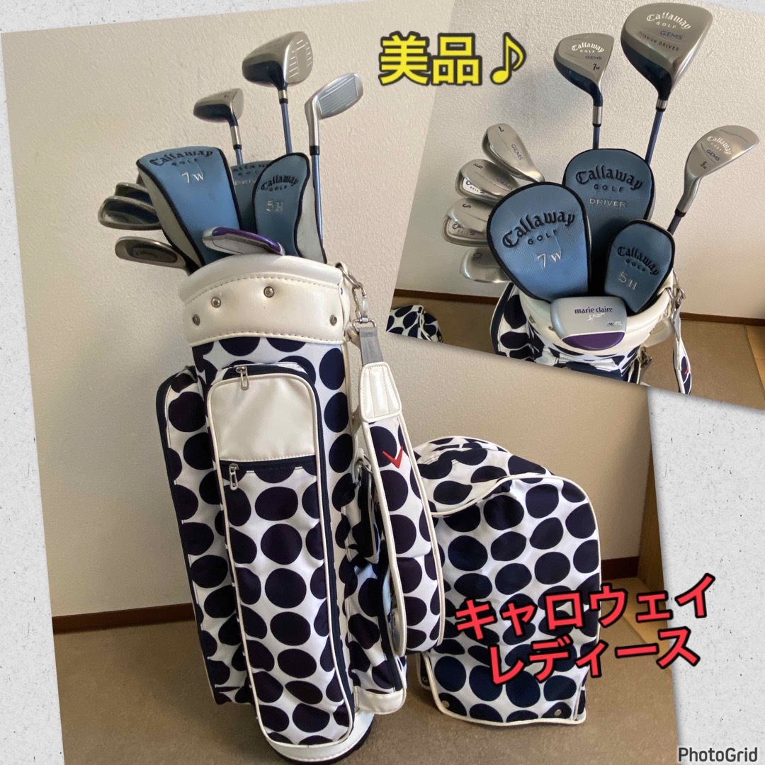 Callaway Golf - 人気‼️【美品】キャロウェイ☆GEMS／レディース