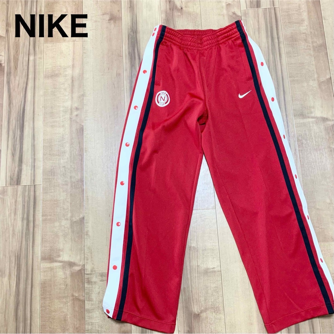 レア！サンプル品 NIKE バスケットボール ジャージパンツ メンズL 赤 白 | フリマアプリ ラクマ