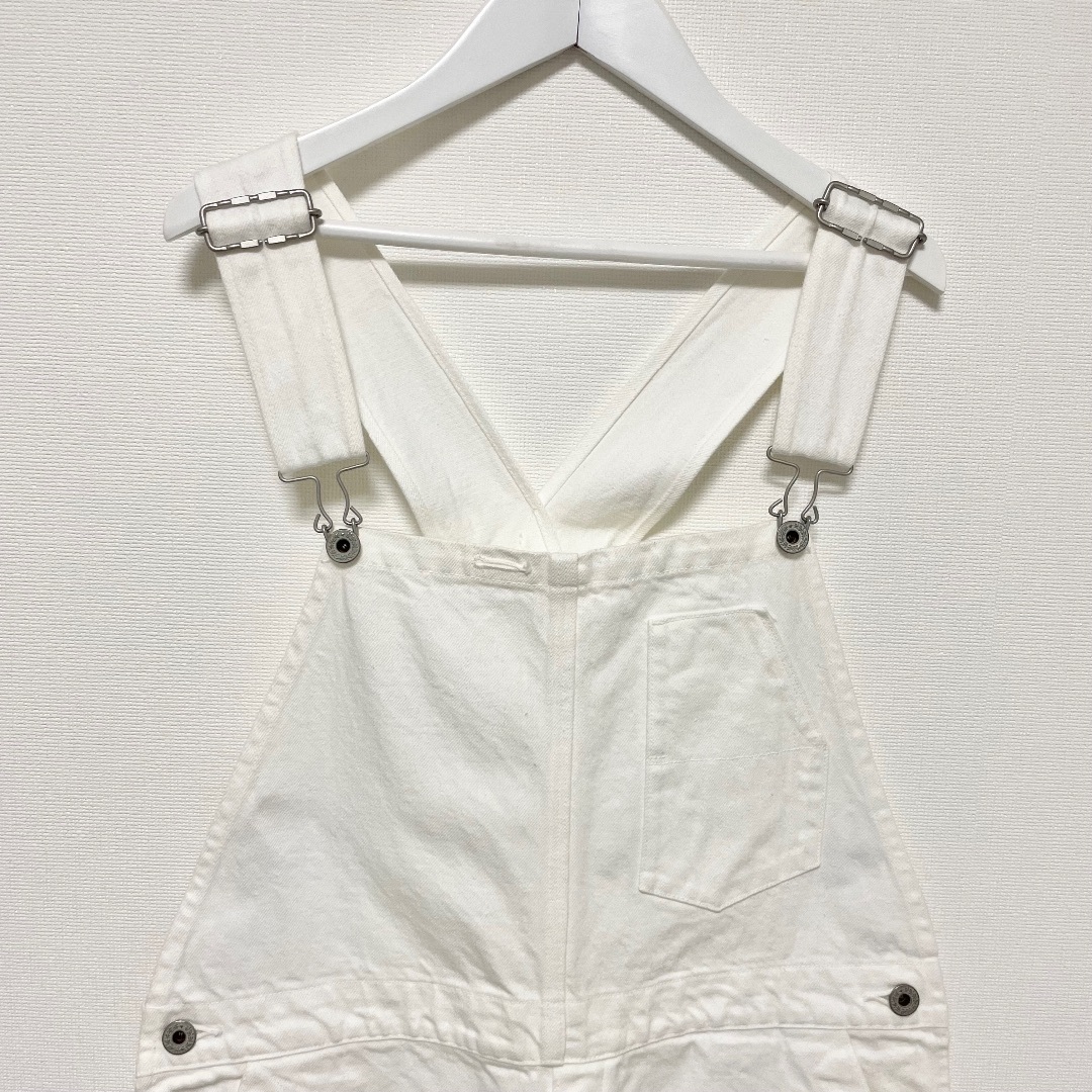 LENO リノ OVERALLS WHITE / オーバーオールホワイト