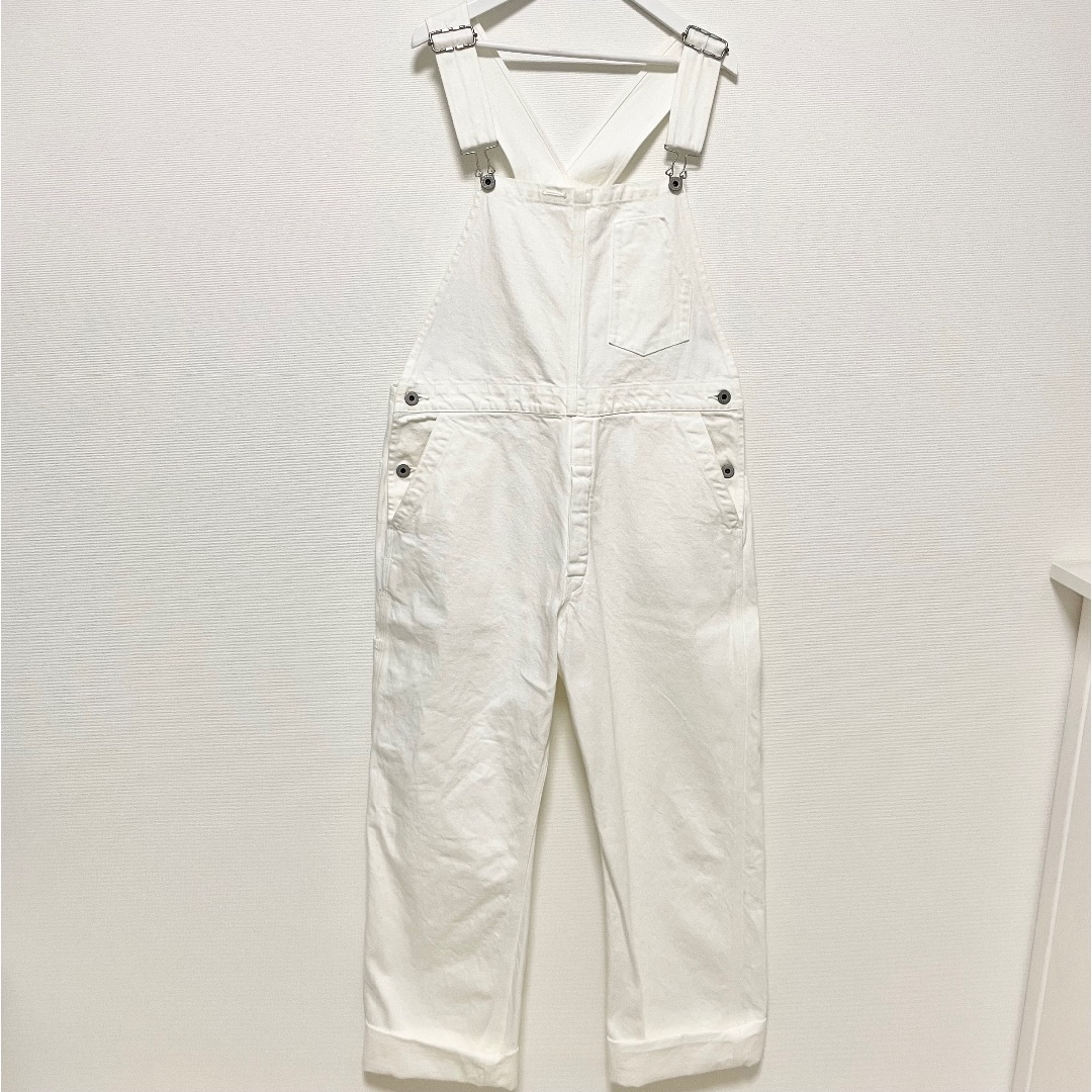 LENO リノ OVERALLS WHITE / オーバーオールホワイト