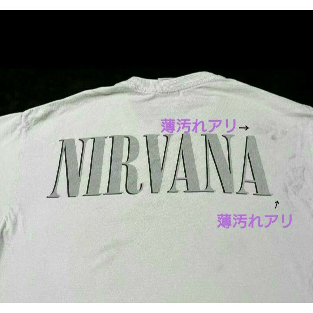 【M】ニルヴァーナ 1996年 コピーライト入り カート コバーン Tシャツ メンズのトップス(Tシャツ/カットソー(半袖/袖なし))の商品写真