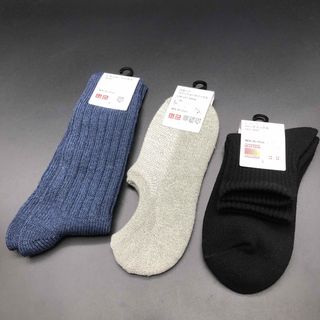 ユニクロ(UNIQLO)の即決 新品 タグ付き UNIQLO ユニクロ ソックス 靴下 3足(ソックス)