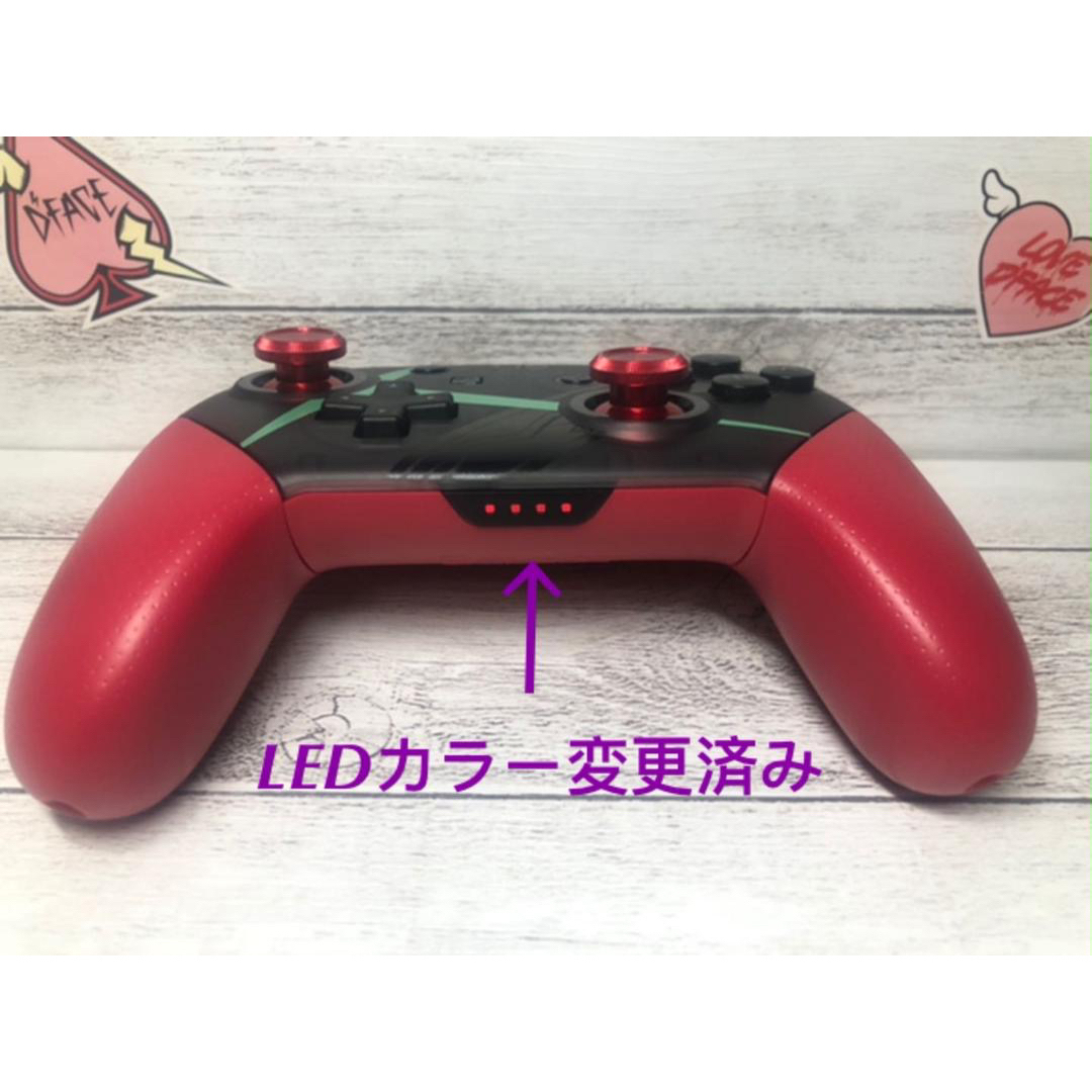 Nintendo Switch - 任天堂純正【超人気カラー&LEDカスタム】プロコン