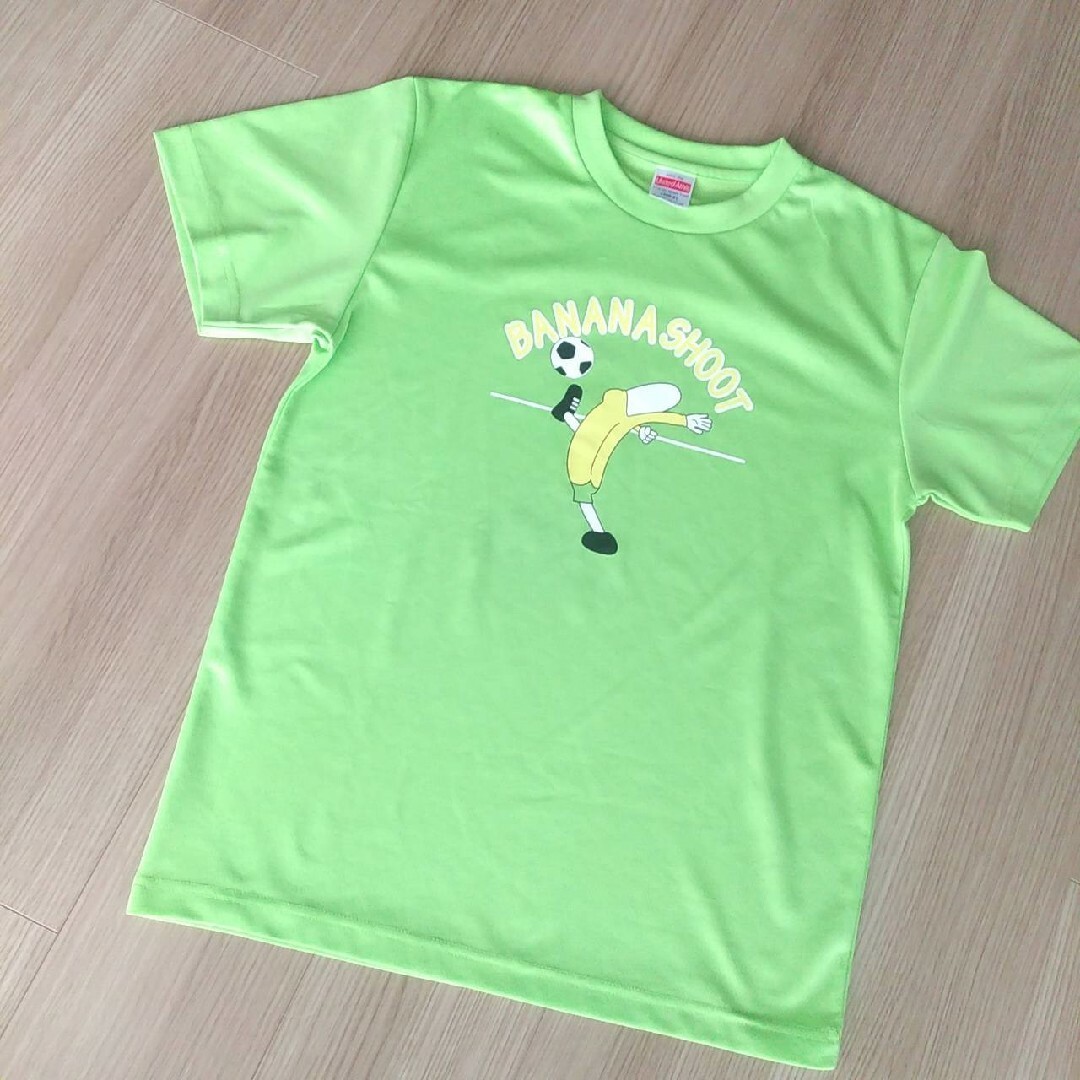 値下げ バナナプリント サッカーウェア Tシャツ  BANANANA SHOOT レディースのトップス(Tシャツ(半袖/袖なし))の商品写真