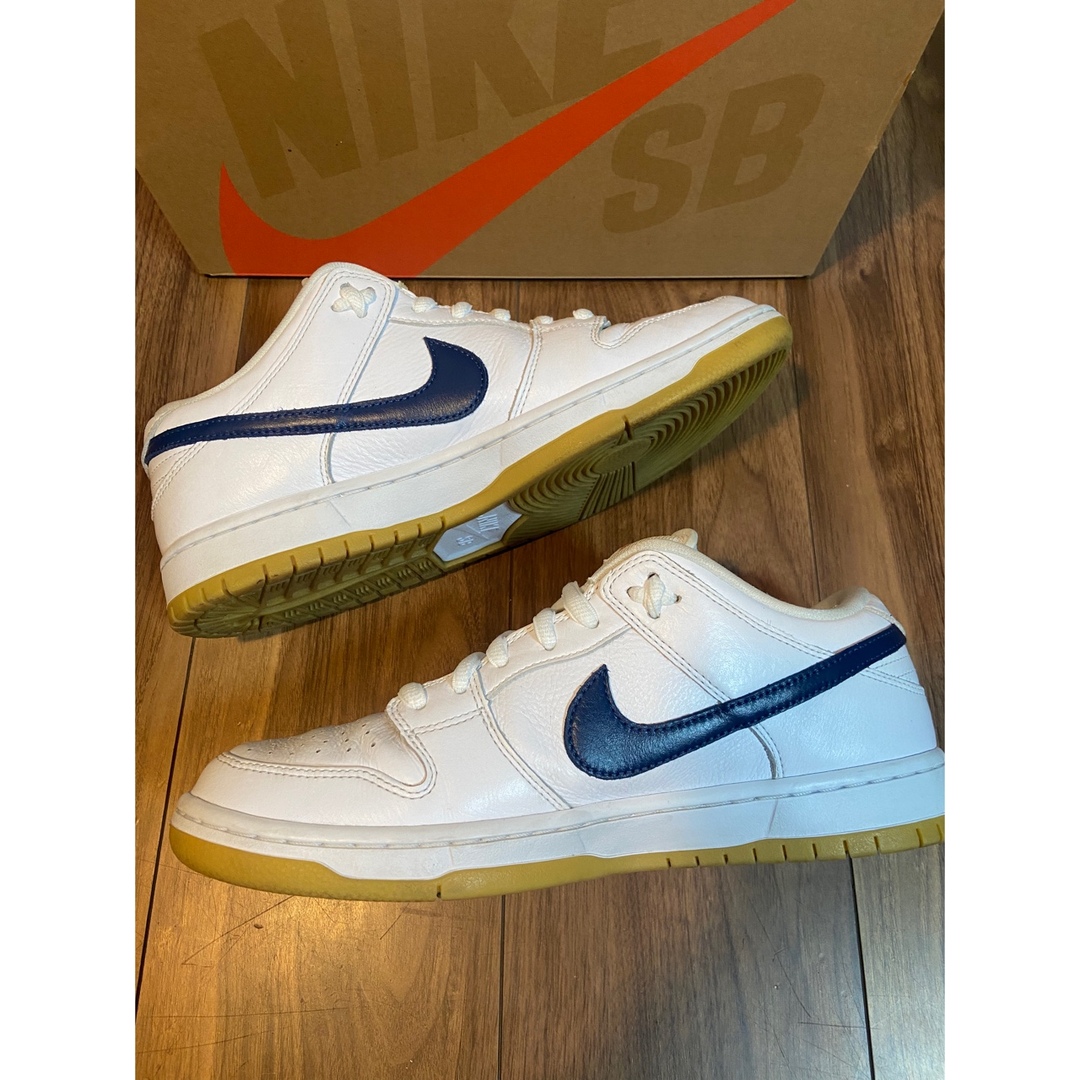 Nike SB Dunk Low Orange Label White Navy