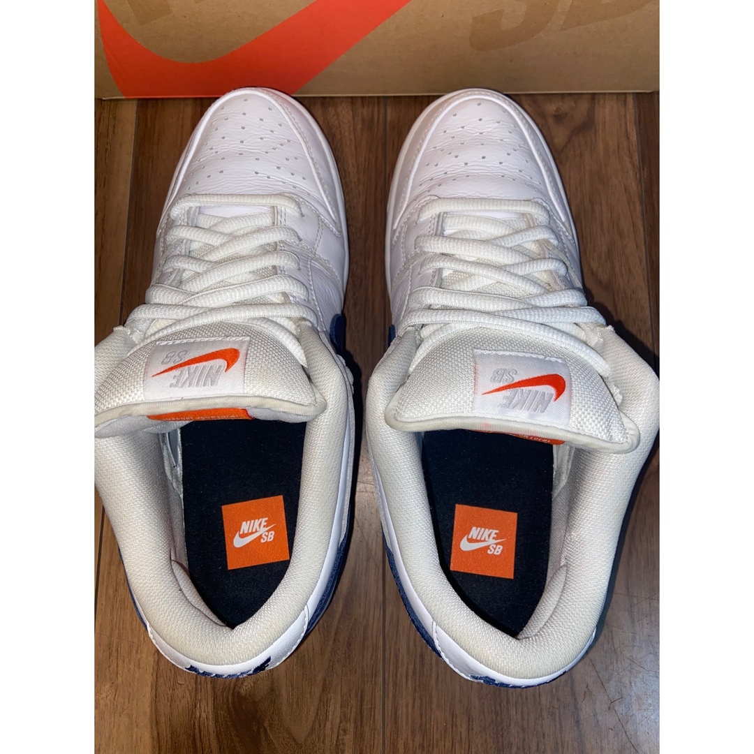 Nike SB Dunk Low Orange Label White Navy 6