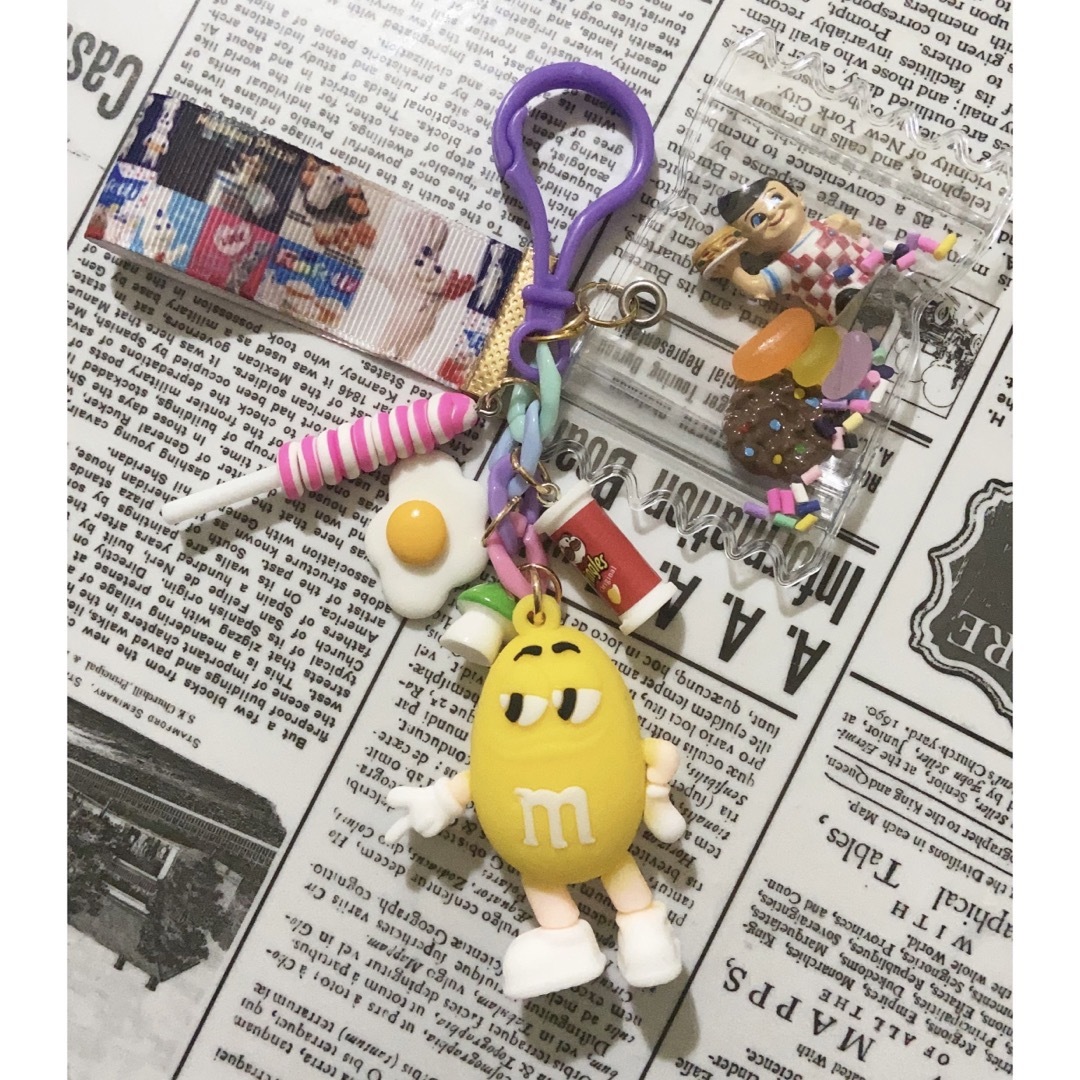 じゃらじゃらキーホルダー★m&m's★ビックボーイ★バックチャーム エンタメ/ホビーのおもちゃ/ぬいぐるみ(キャラクターグッズ)の商品写真