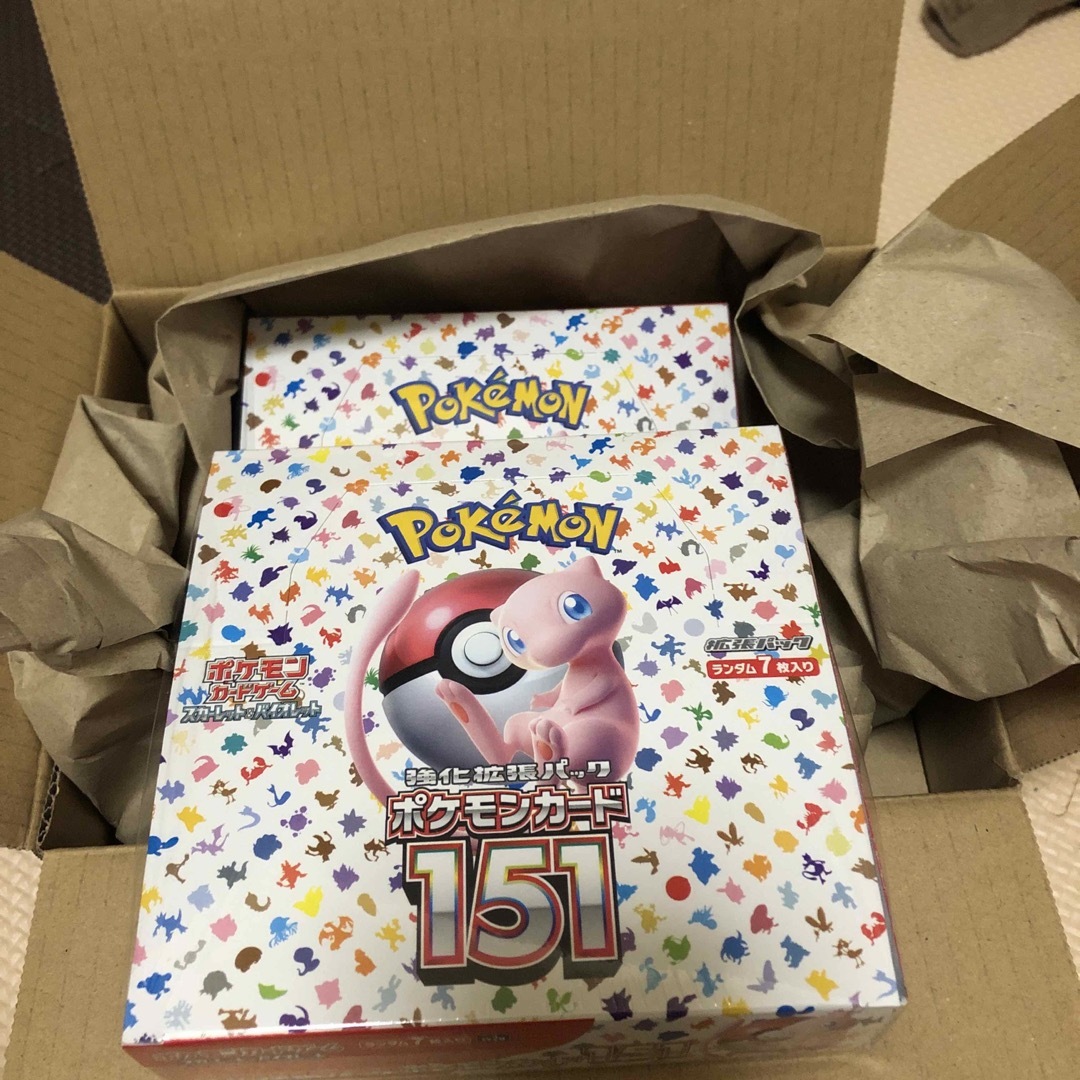 シュリンク付き】ポケモンカード 151 新品未開封 2BOX-