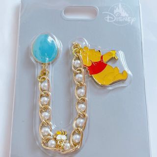 クマノプーサン(くまのプーさん)の【新品】くまのプーさん ⭐️ スマホチェーン(キャラクターグッズ)