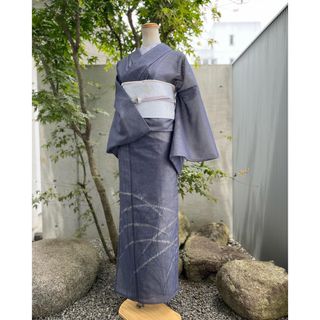 夏着物 紗絽着物 汕頭刺繍の通販 by waおん☆|ラクマ