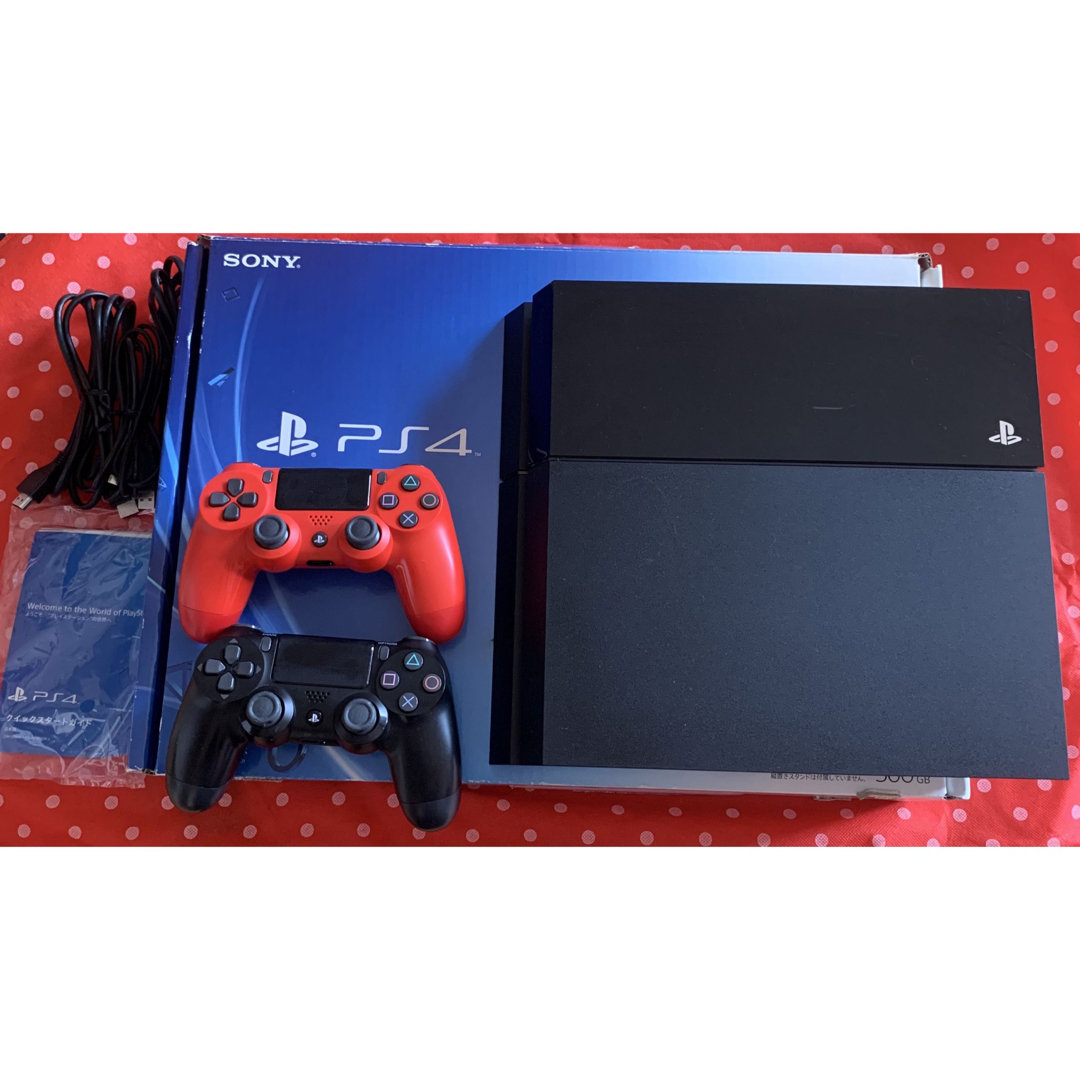 PS4 500GB 本体 コントローラー2個付き - www.sorbillomenu.com