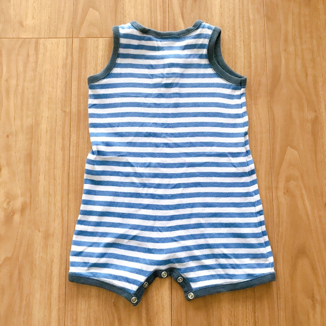 PETIT BATEAU(プチバトー)の【 PETIT BATEAU 】プチバトー  タンクトップ  ロンパース  67 キッズ/ベビー/マタニティのベビー服(~85cm)(ロンパース)の商品写真