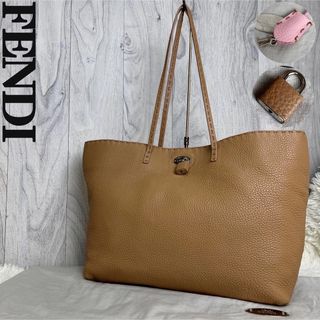 フェンディ(FENDI)の参考価格257000円♡保存袋付♡美品♡A4可♡フェンディ レザー トートバッグ(トートバッグ)