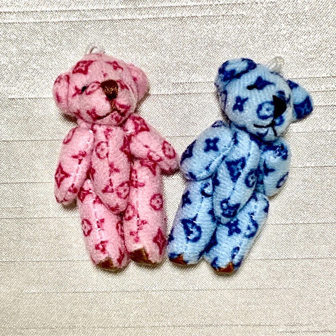 柄入りクマちゃん ハンドメイド デコパーツ 25個の通販 by pyokoamo's ...