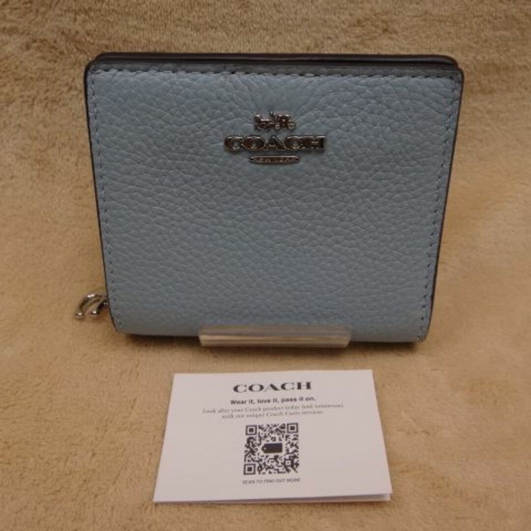 コーチ COACH 小銭入付 二つ折り財布 スナップウォレット C2862