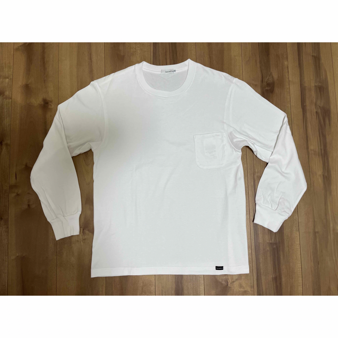 nanamica - nanamica L/S Pocket Tee XS ホワイトの通販 by kou's shop｜ナナミカならラクマ