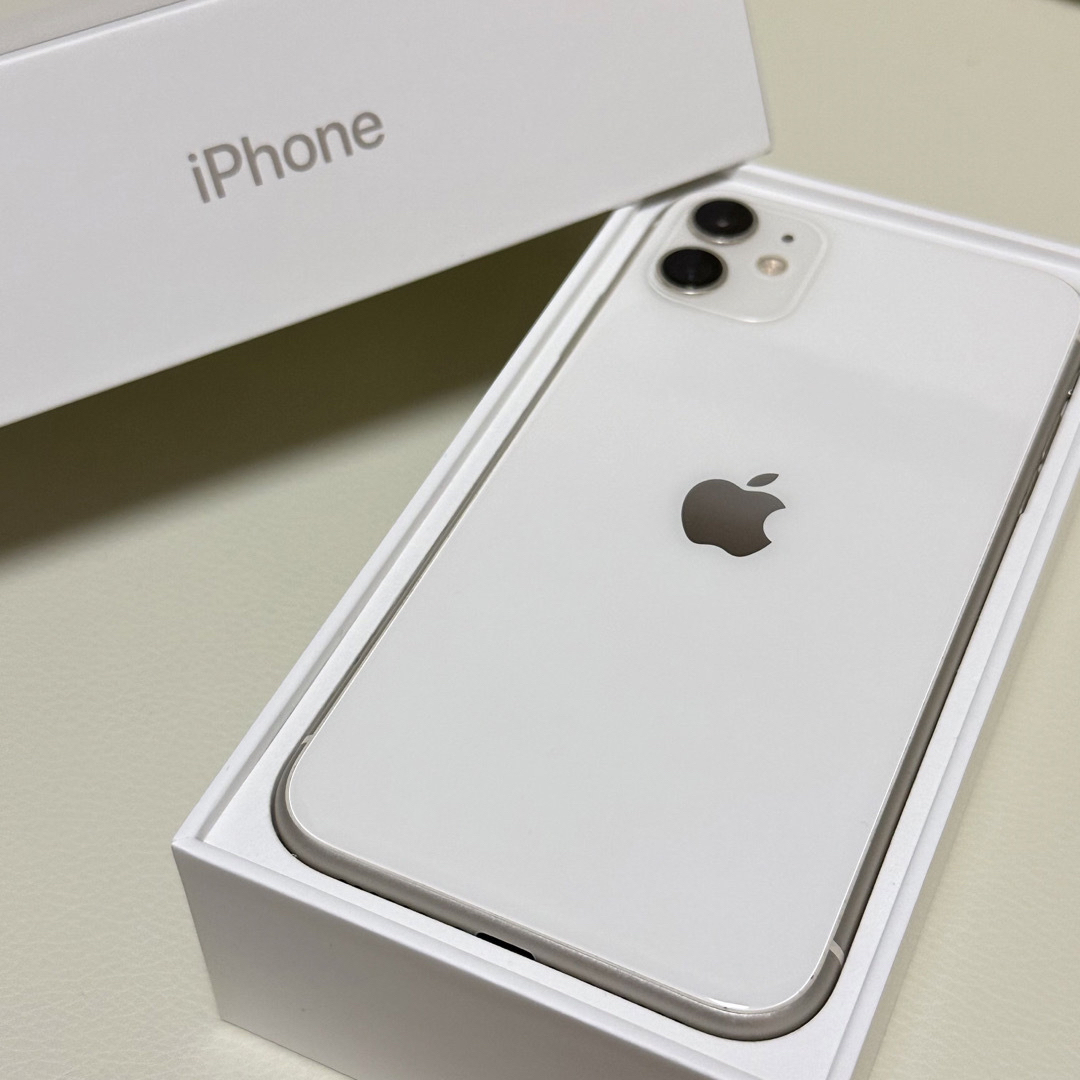 【美品】iPhone11 256GBホワイト(SIMフリー初期化済み)