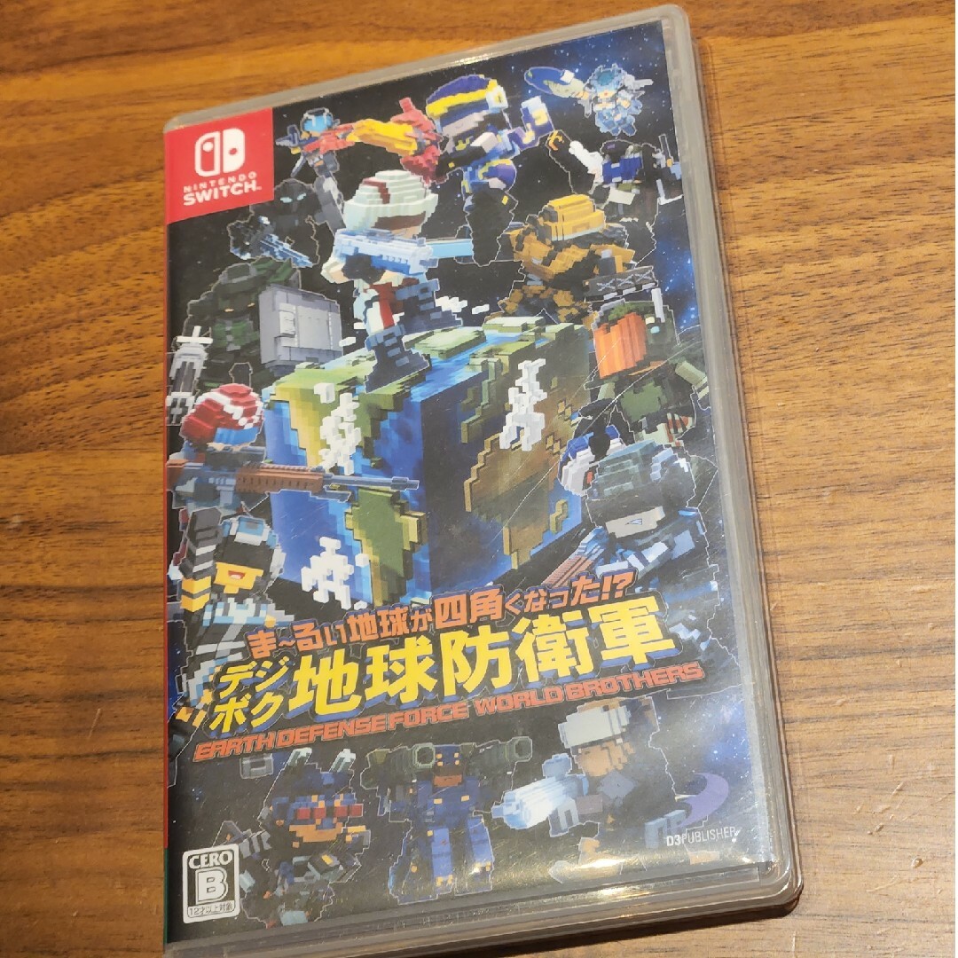 Nintendo Switch(ニンテンドースイッチ)のま～るい地球が四角くなった!? デジボク地球防衛軍 エンタメ/ホビーのゲームソフト/ゲーム機本体(家庭用ゲームソフト)の商品写真