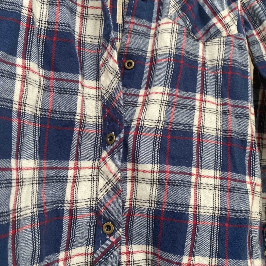 羽織シャツ　Mサイズ レディースのトップス(シャツ/ブラウス(長袖/七分))の商品写真