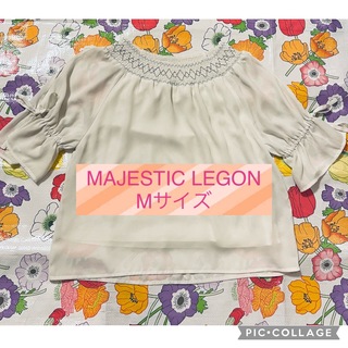 アメリエルマジェスティックレゴン(amelier MAJESTIC LEGON)のMAJESTIC LEGON マジェスティックレゴン　M  チュニック　半袖　(カットソー(半袖/袖なし))
