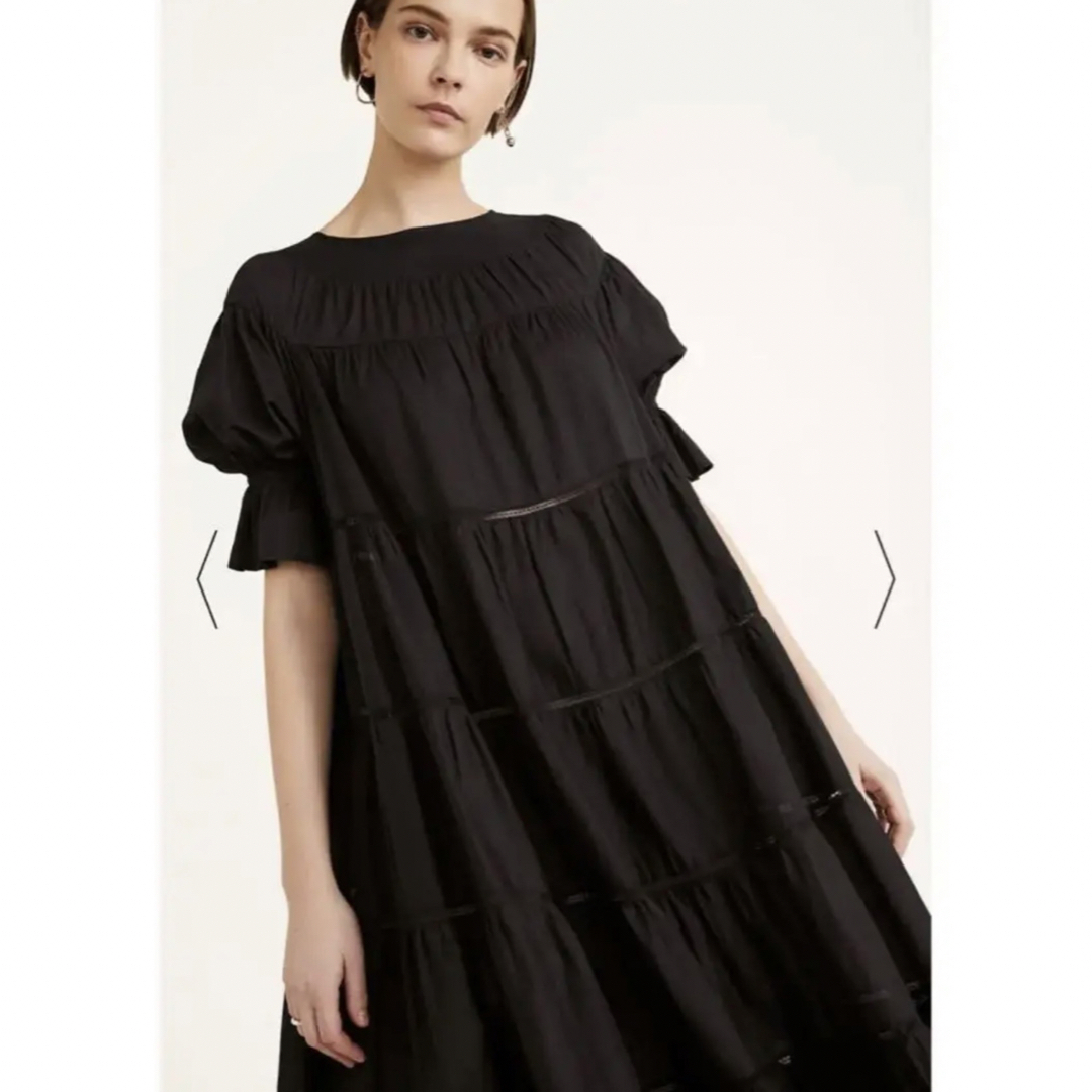 新品タグ付*Merlette パフスリーブワンピース PARADIS