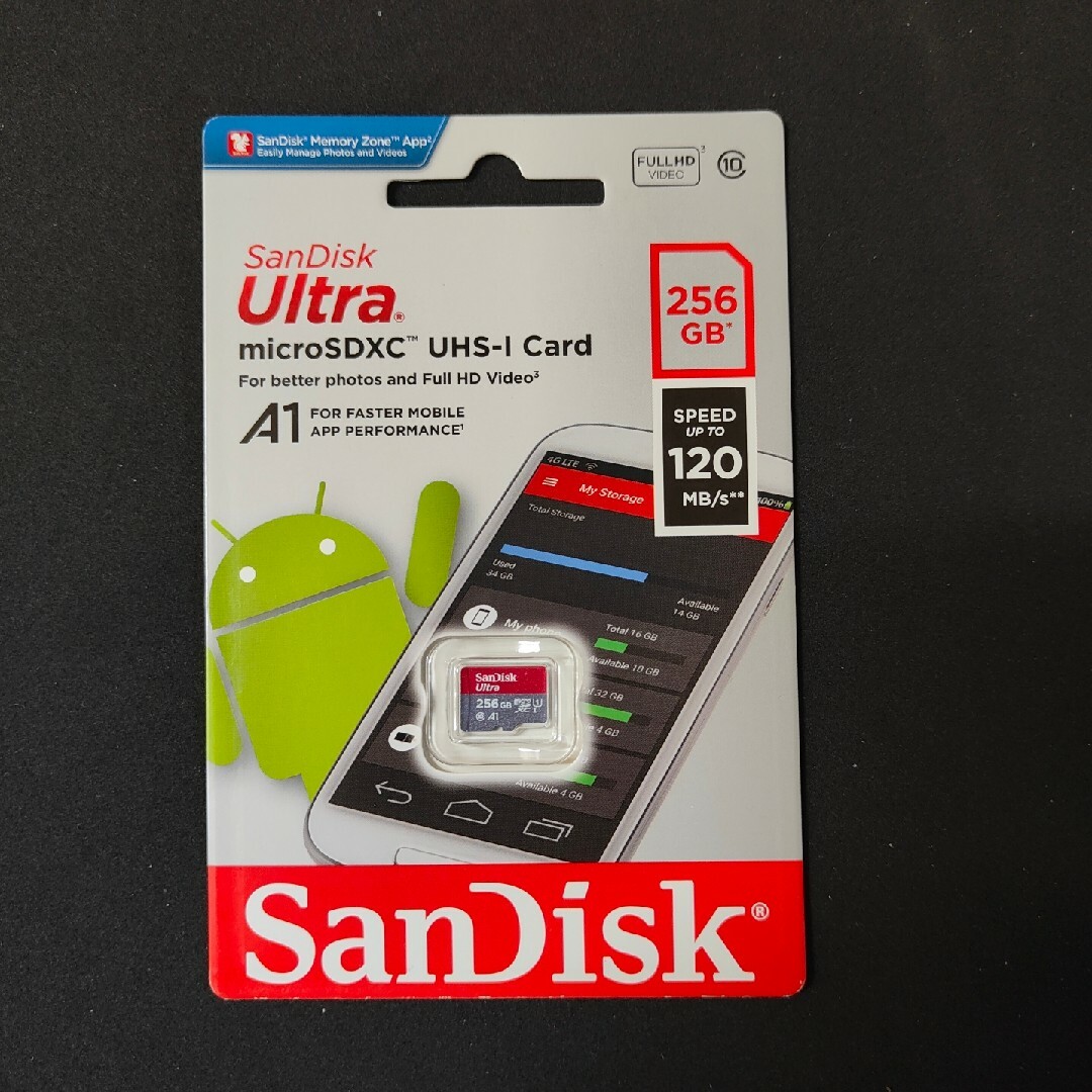 SanDisk(サンディスク)の新品未使用 microSD SanDisk Ultra A1 256GB スマホ/家電/カメラのカメラ(その他)の商品写真